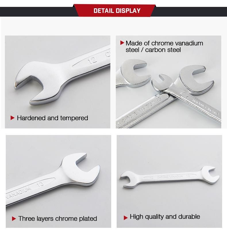 Boutique Gold Plating Double Open End Wrench