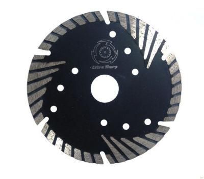 Diamond Protective Teeth Cutting Saw Blade Concrete Granite Cutting