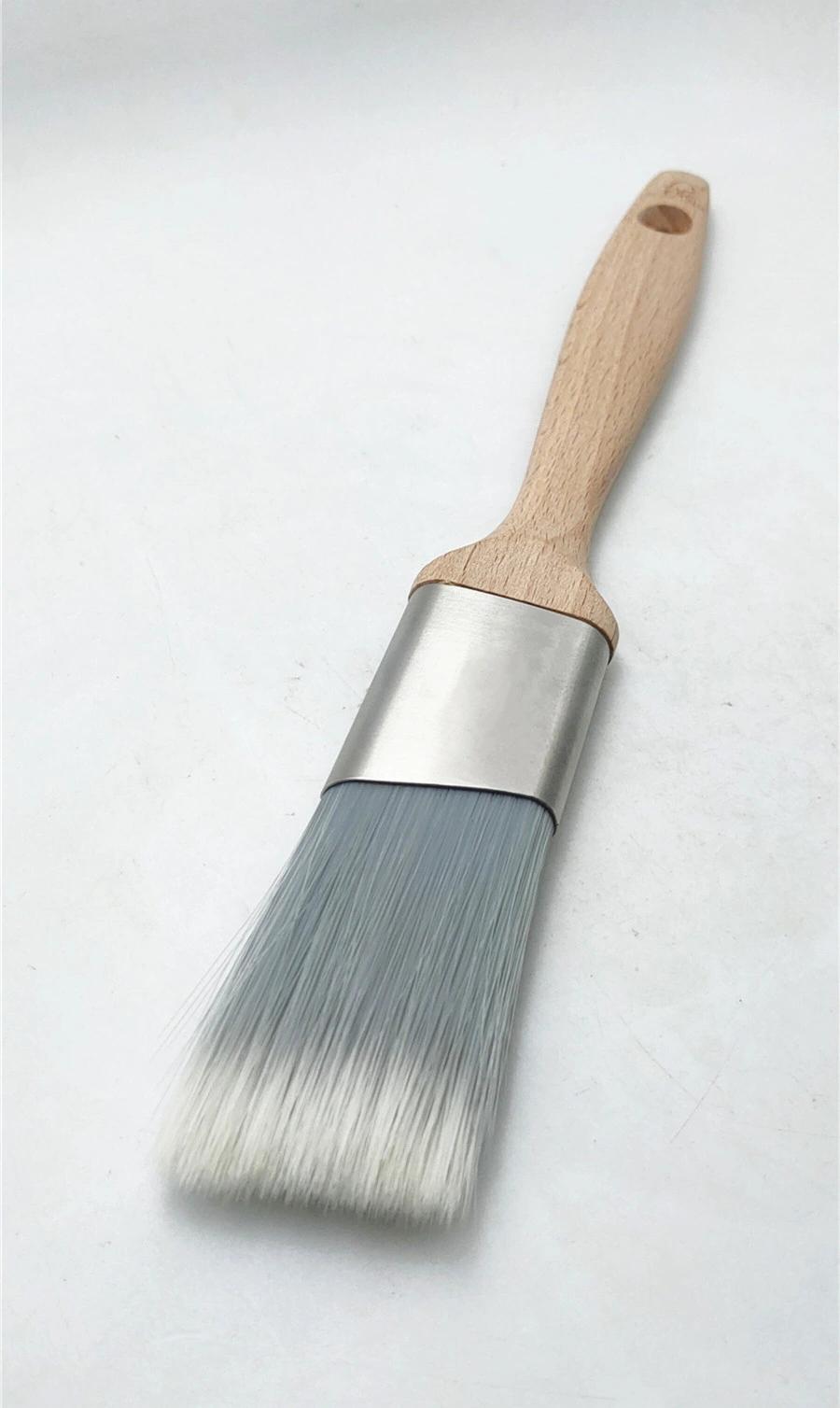 Factory Produces High Quality Paint Brush with Round Wooden Handle