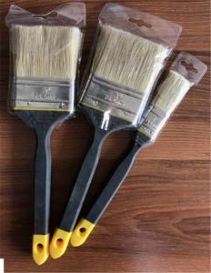 Long Plastic Handle Paint Brush White China Bristle Chip Brushes