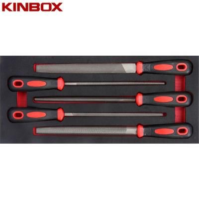 Kinbox Professional Hand Tool Set Item TF01m129 Steel File Set