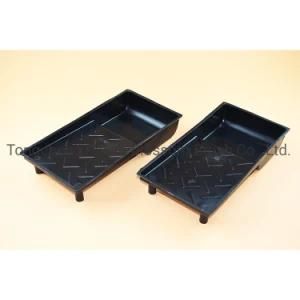 Square Orange Black Cleaning Bucket with Graduation