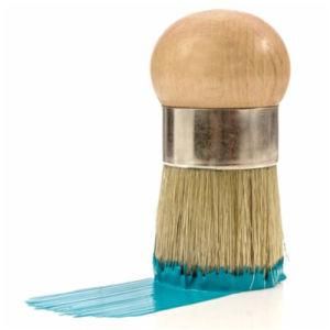 Premium Pure Bristles Round Chalk Wax Paint Brush Wall Paint Brush Set