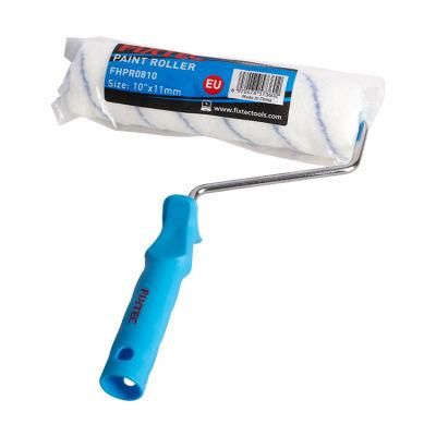 Fixtec Handle Painting Tools Roller Polyester and Acrylic Euro-Style 11mm Fibre Height 10&quot; Paint Roller Brush