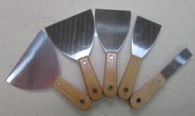 Wooden Handle Putty Knife with Carbon Steel Material Asia Market