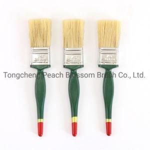 Bristle Brush Wire Green Wooden Handle with Red Tail Paint Brush for Decoratng