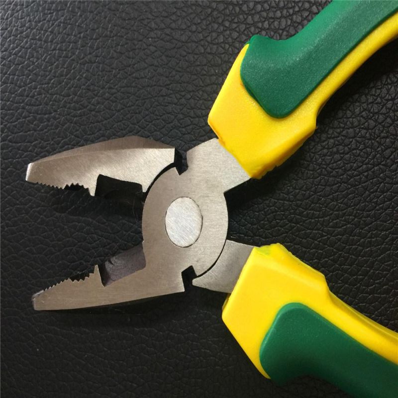 Cutting Combination Pliers with Two Color Handle