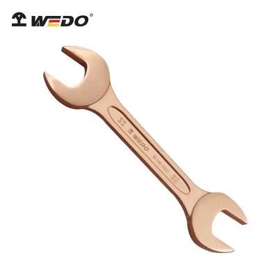 Wedo Non Sparking Beryllium Copper Double Open Ended Wrench Bam/FM/GS Certified