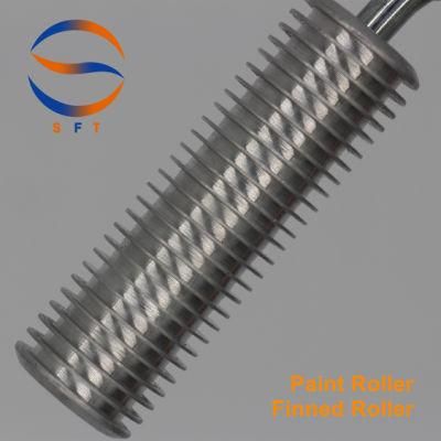 Aluminum Diameter Grooved Finned Rollers FRP Tools for Laminating