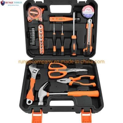 30PCS Tool Set with Digital Display Electroprobe Hammer Scissors for Household Use
