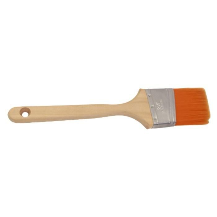 Factory Cheap and High Quality Flat Acrylic Filament Hair Plastic Handle Wholesale Angular Sash Brushes