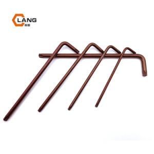 Factory S2 Long Copper Plated Star Key Bronze Torx Key