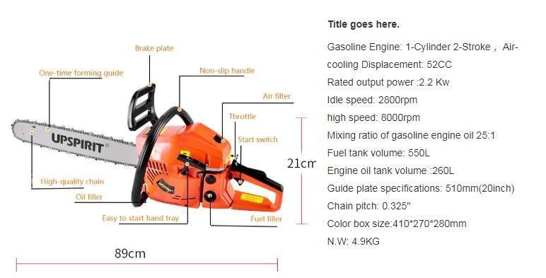 Hydraulic Chain Saw Hydraulic Tools Garden Saw