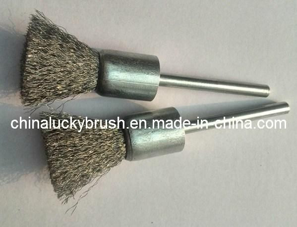 50mm Shaft Stainless Steel End Wire Polishing Brush (YY-437)