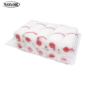 10PCS Set 4&quot; Transparent Plastic Box Packaging Mini Acrylic Polyamide Paint Roller