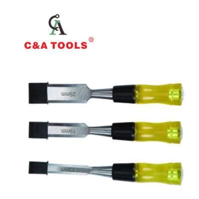 3PC Firmer Chisel with Plastic Handle