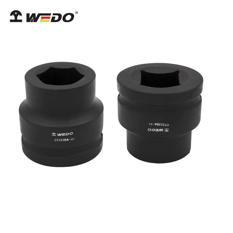 WEDO 1" 3/4" Jumbo Socket High Quality Impact Socket Strong Torque High Strength 40 Chrome Steel