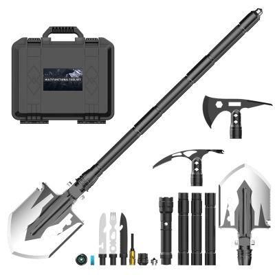 3Cr13 Shovel Head/Aluminum Alloy Material/Hardware Tool/ Camping Survival Kit /Multifunction Set with Assembling Accessories
