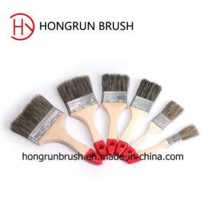 Paint Brush with Wooden Handle Color Bristle (HY006)