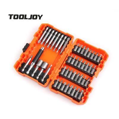 46PC Bit Set for Universal Magnetic Screwdriver Set Jobs Forging Impact Bits Set