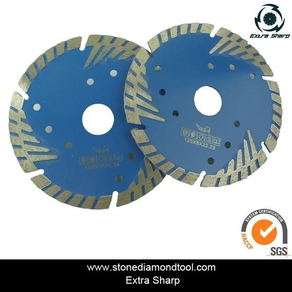 5 Inch Diamond Protected Teeth Blades for Cutting Granite