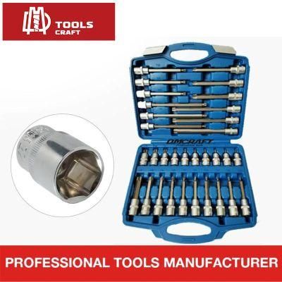 26 Piece 1/2 Multi Spline Bit Set Male 12 Point Torx Socket