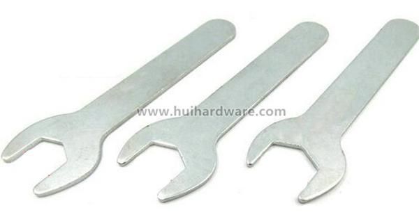 Single Open-End Stamp Steel Wrench Thin Spanner