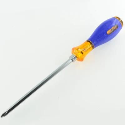 Dual Color High Quality Impact Aftershock Bright Chrome Piercing Screwdriver