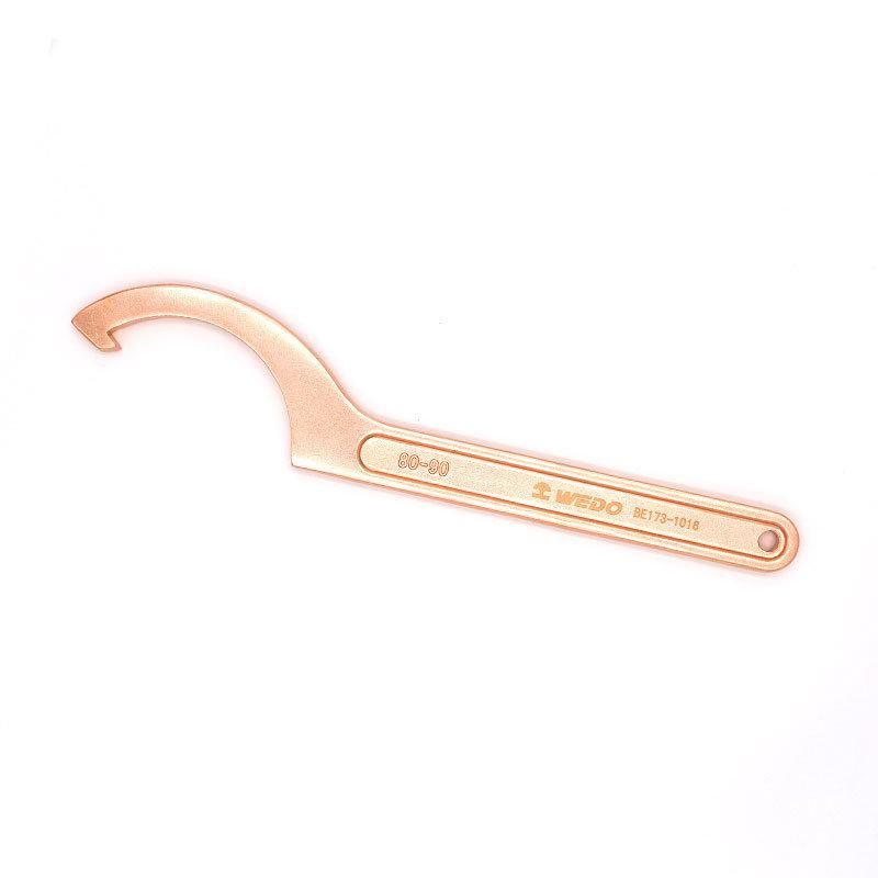 WEDO Non-Sparking Hook Spanner Beryllium Copper High Quality Hook Wrench