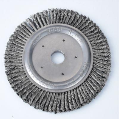 Flat Steel Wire Disc Brush Wire Wheel for Polishing