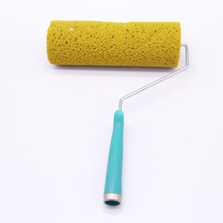 Wall Paint Roller with Plastic Handle Room Decoration Paint Roller Brush