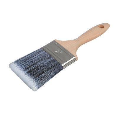 MSN Synthetic Bristle Paintbrush Filament Wooden Handle Paint Brush with Stainless Steel Ferrule