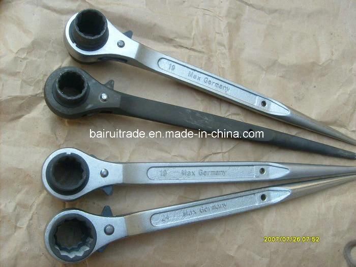 19mm Double Ratchet Wrench Socket Ratchet Wrench for Scaffolding