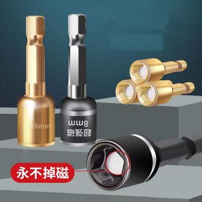 Factory 1/4 Shank Size Socket Bits 5/16 Impact Strong Magnetic Screw Driver Spanner Hex Nut Setter