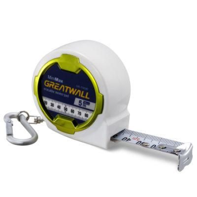 Gift 5m Tape Measure with Keychain ABS Case Measuring Tape