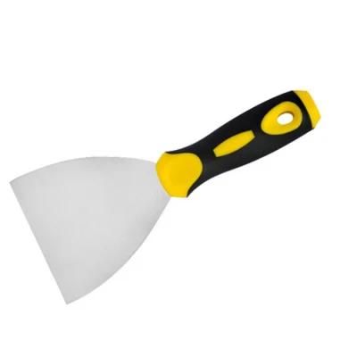 Putty Knife OEM Cheap Price Flexible Wallpaper Scraper Putty Knife with Rubber Handle