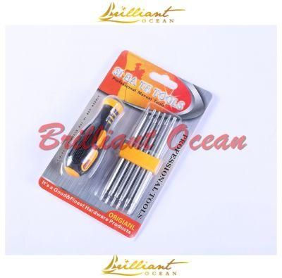 High Quality Carbon Steel Screwdriver with Non-Slip Handle