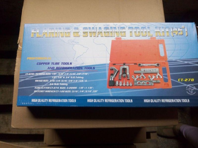 CT-278 Copper Tube Manual Flaring&Swaging Tool Kit