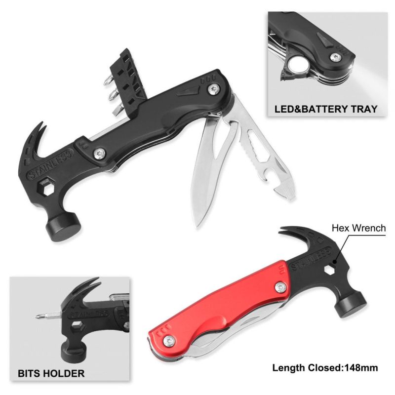 Stainless Steel Multi Function Tool Multi Function Hammer & Wrench Tools (#8455F)