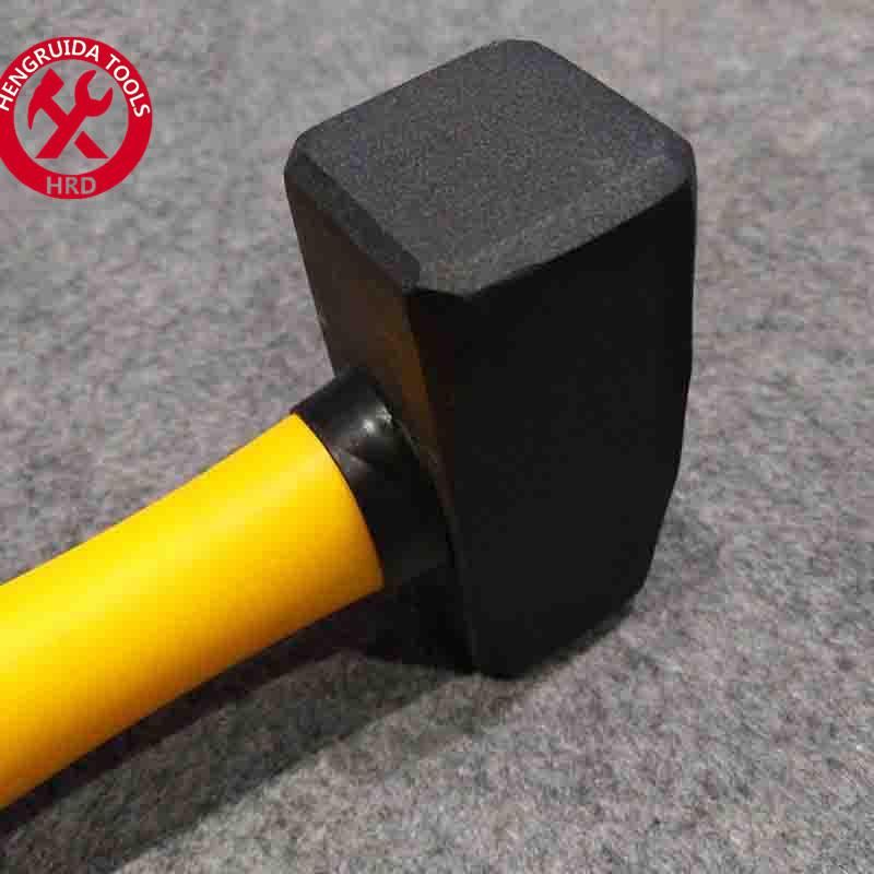 High Carbon Steel Fibre Glass Handle Stoning Hammer