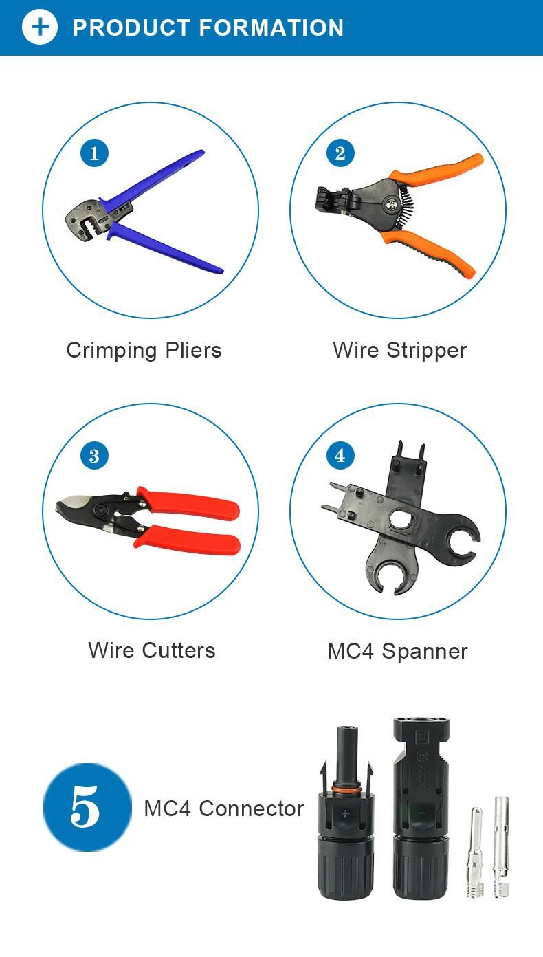 Quality Assurance Solar Crimping Toolkits C4K-D Include Small Crimping Pliers