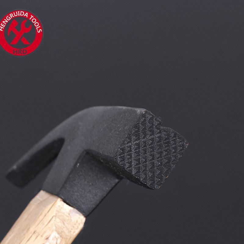 Square Head Claw Hammer Laser Curved Scale Wood Handle