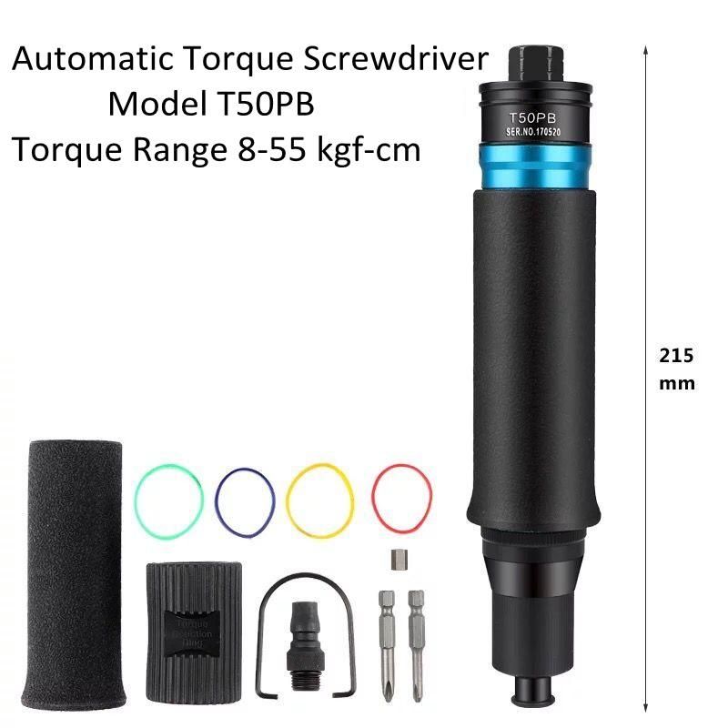 T50pb Air Tools Reversible Screwdriver Torque Adjustable Air Screwdriver Auto Shut off Pneumatic Screw Driver