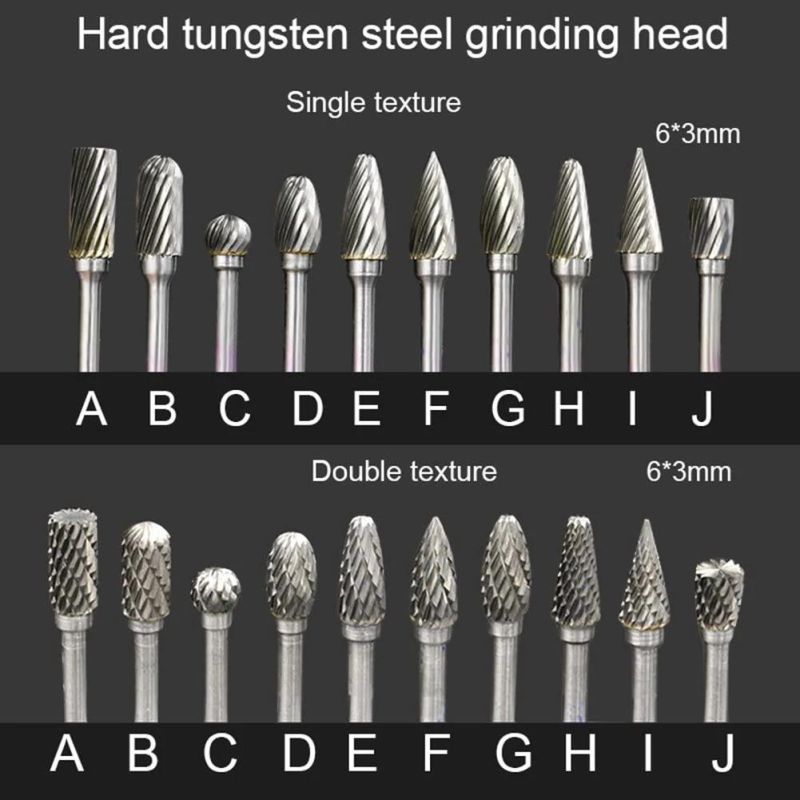 Rotary Cutter Tungsten Carbide Drill Bits Carbide Burr Set Tungsten Carbide Rotary Files