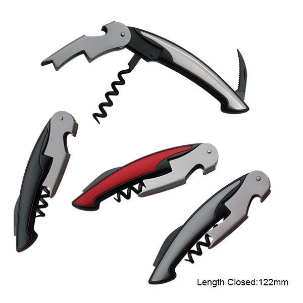 Promotional 2 Step Waiter′ S Corkscrew Opener with Wooden Handle