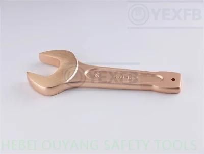 Anti-Spark Slogging/Striking Open Wrench/Spanner, 50mm, Al-Br/Be-Cu, Atex Tools