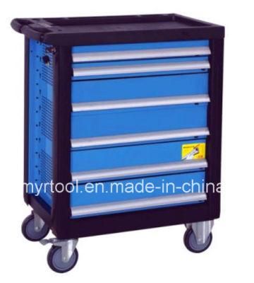6 Drawers Blue Color Heavy Duty Empty Trolley (FY06A1)