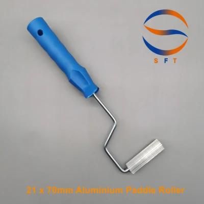 21mm X 70mm Aluminium Paddle Rollers Paint Tools for FRP Laminating