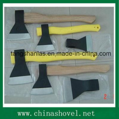 Axe Russian Style Axe with Wood Handle Plastic Coating Handle