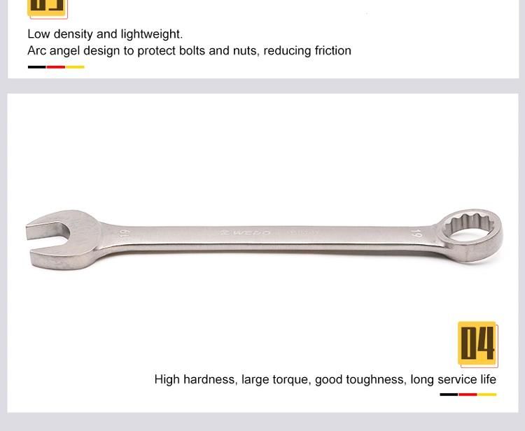 WEDO Titanium Spanner Combination Wrench Light Weight Non-Magnetic Corrosion Resistant